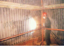 循環(huán)流化床四管噴涂